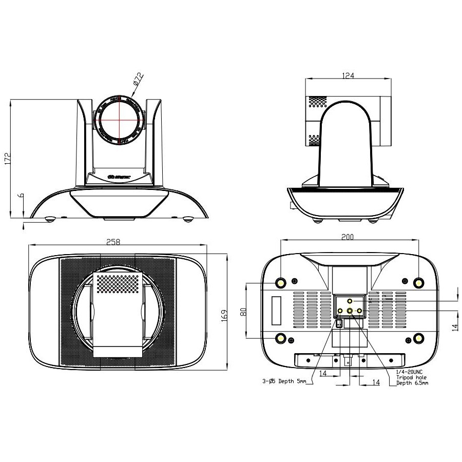 PTZ ������ Minrray UV950A-20-ST