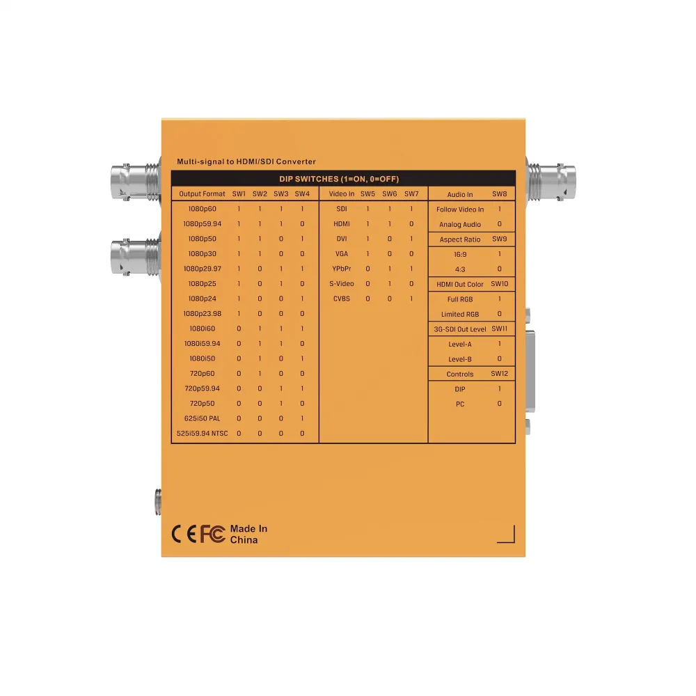 SC7030 ���������������� ���� ��������� 3G-SDI/HDMI/DVI-I/VGA/CVBS/S-video/YPbPr